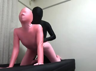 fetish hd Miraidouga - Zentai Sex For The First Time bdsm