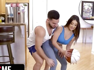 blowjob brunette Sis Loves Me - Provocative Teen With Nipple Piercing Bounces Her Thick Booty On Her Stepbro's Dick amateur
