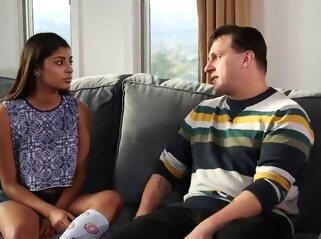 interracial indian Indian kuti got Step daddy issues facial